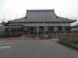 愛西市西光寺本堂の建築方法