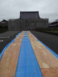 愛知県愛西市稲葉町西光寺本堂新築工事写真