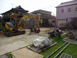 愛西市西光寺本堂の建築方法