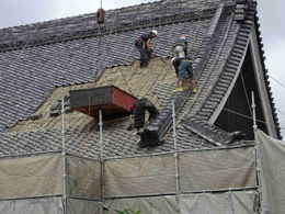 愛西市西光寺本堂の建築方法