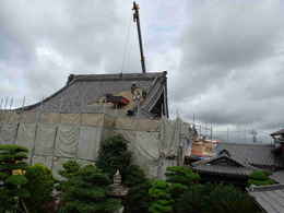 愛知県愛西市稲葉町西光寺本堂新築工事写真