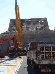 愛西市西光寺本堂の建築方法