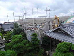 愛西市西光寺本堂の建築方法