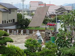 愛西市西光寺本堂の建築方法