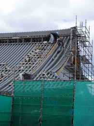 愛西市西光寺本堂新築工事写真