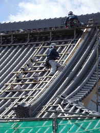 愛西市西光寺本堂新築工事写真