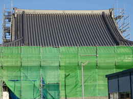 寺院仏閣の建て方・仏教寺院の本堂新築・修復工事写真