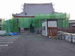 寺院仏閣の建て方・寺院仏閣の本堂新築・修復工事写真