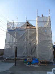 鐘楼堂・鐘つき堂の修復工事写真・愛西市西光寺本堂新築工事写真
