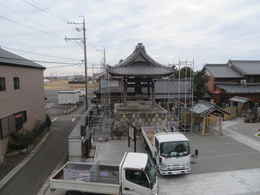 愛西市西光寺鐘楼堂・鐘撞堂の建築方法