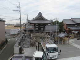 愛西市西光寺鐘楼堂・鐘撞堂の作り方