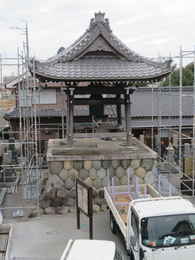 愛西市西光寺鐘楼堂・鐘撞堂新築工事写真