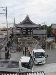 愛西市稲葉町西光寺鐘楼堂・鐘撞堂新築工事写真