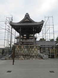 愛西市西光寺鐘楼堂・鐘撞堂の作り方