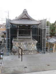 愛知県愛西市稲葉町西光寺鐘楼堂・鐘撞堂新築工事写真