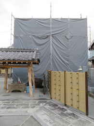 愛西市西光寺鐘楼堂・鐘撞堂の建築方法
