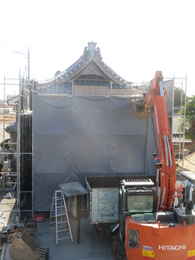 愛西市西光寺鐘楼堂・鐘撞堂新築工事写真