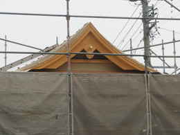 愛西市西光寺鐘楼堂・鐘撞堂新築工事写真