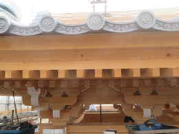 愛西市西光寺鐘楼堂・鐘撞堂の作り方