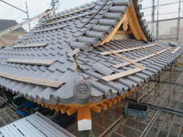 愛西市稲葉町西光寺鐘楼堂・鐘撞堂新築工事写真