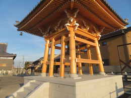 愛西市稲葉町西光寺鐘楼堂・鐘撞堂新築工事写真